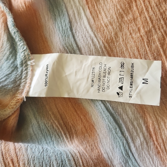 Mustard Seed EUC Spaghetti Straps Spring Summer Vacation Medium  Maxi Sundress - Picture 5 of 14